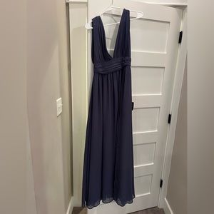 Ivory long formal dress